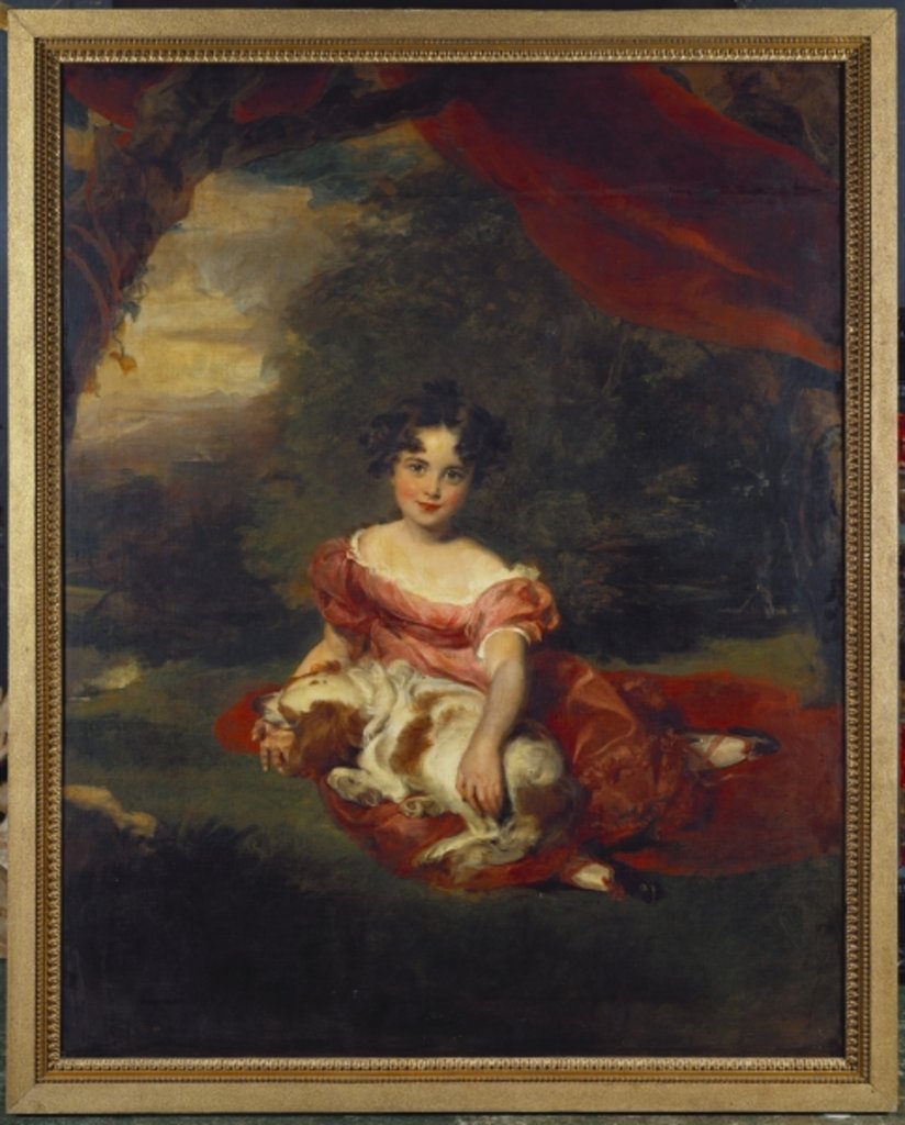 Detail of Portrait Of Miss Julia Beatrice Peel by Thomas Lawrence