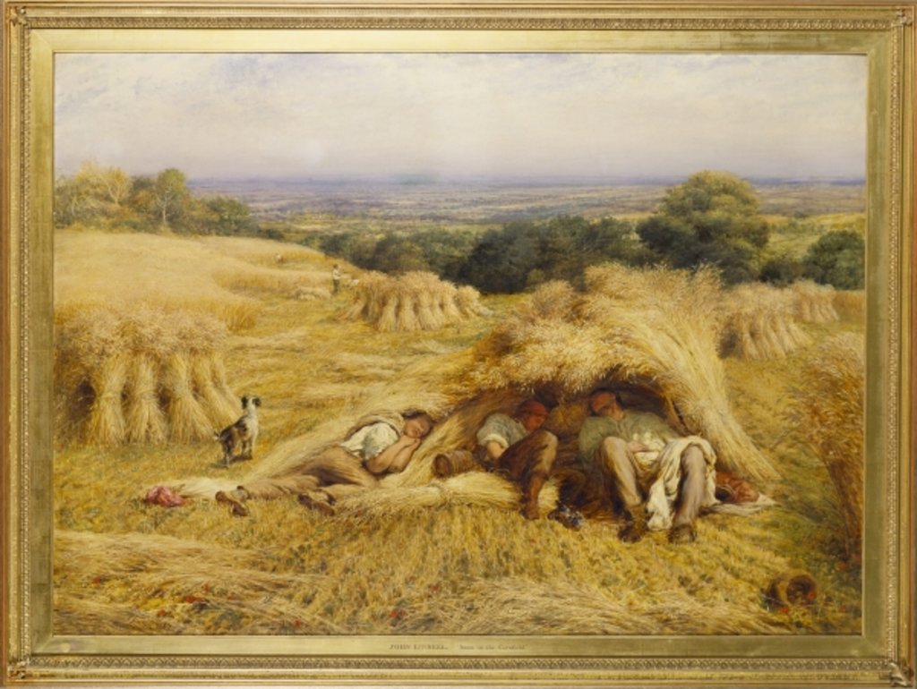 Detail of The Noonday Rest, 1862 by John Linnell