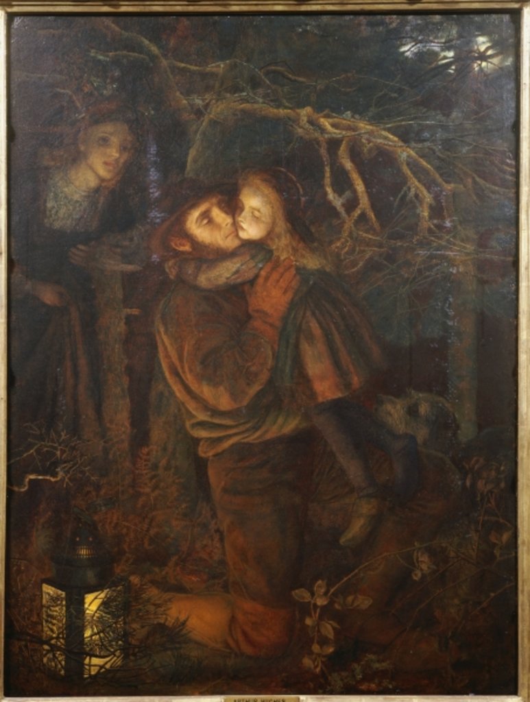 Detail of The Lost Child by Arthur Hughes