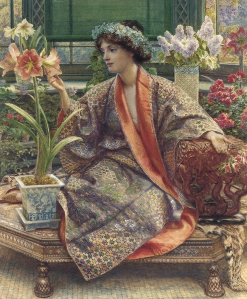 Detail of A Hot-House Flower, 1909 by Edward John Poynter