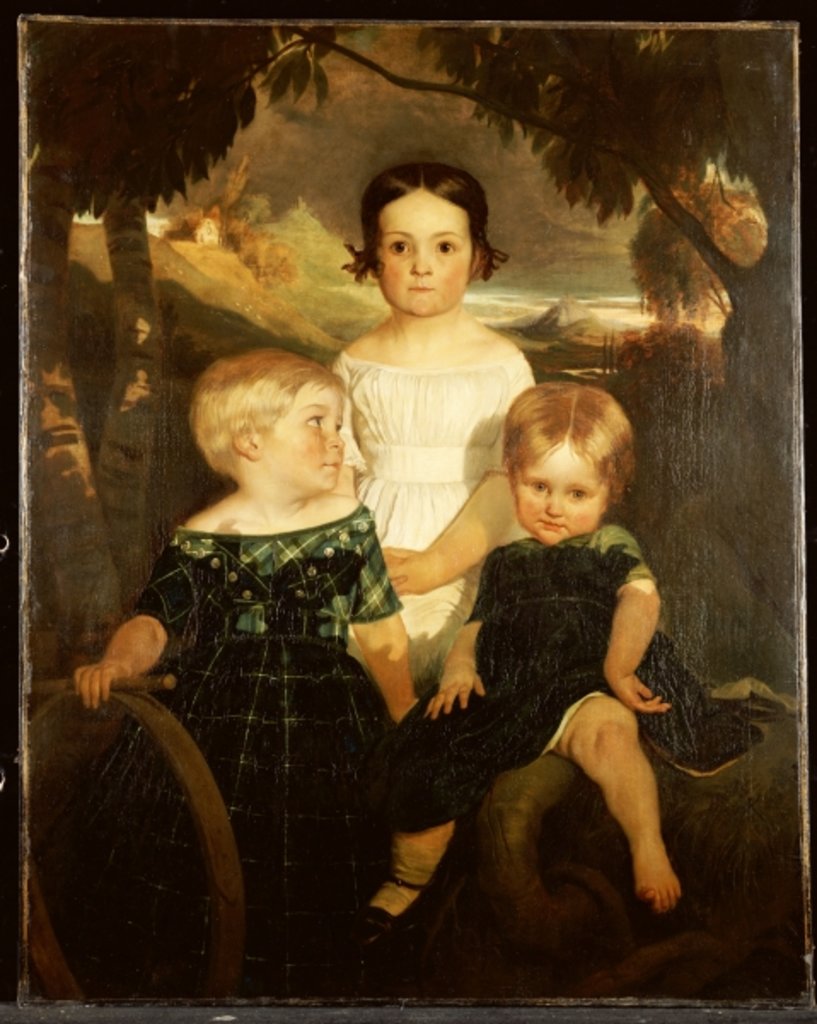 Detail of The Bromley Children, 1843 by Ford Madox Brown