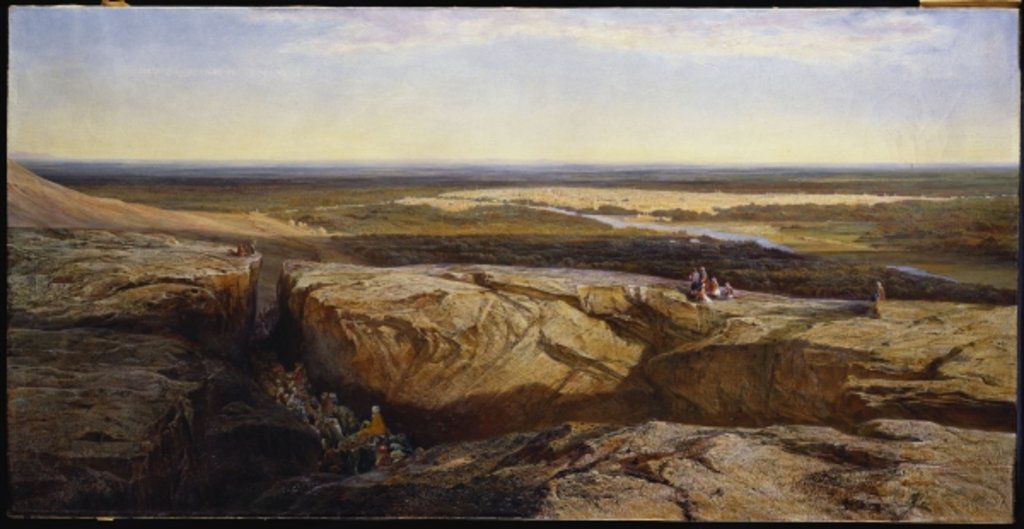 Detail of Damascus, 1861 by Edward Lear