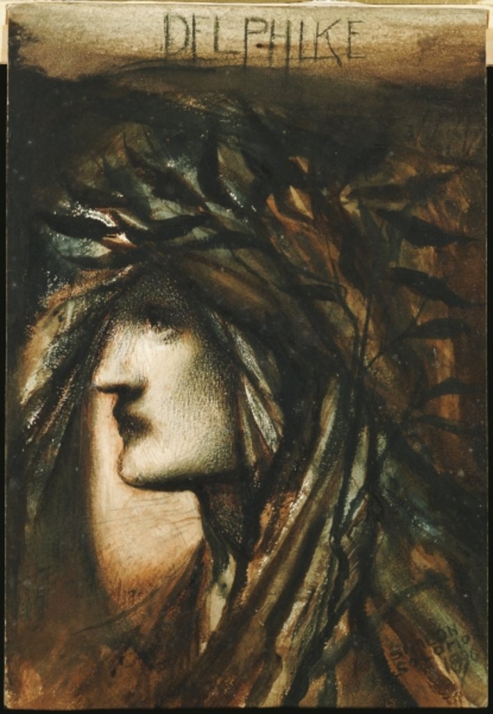 Detail of Delphike, 1896 by Simeon Solomon