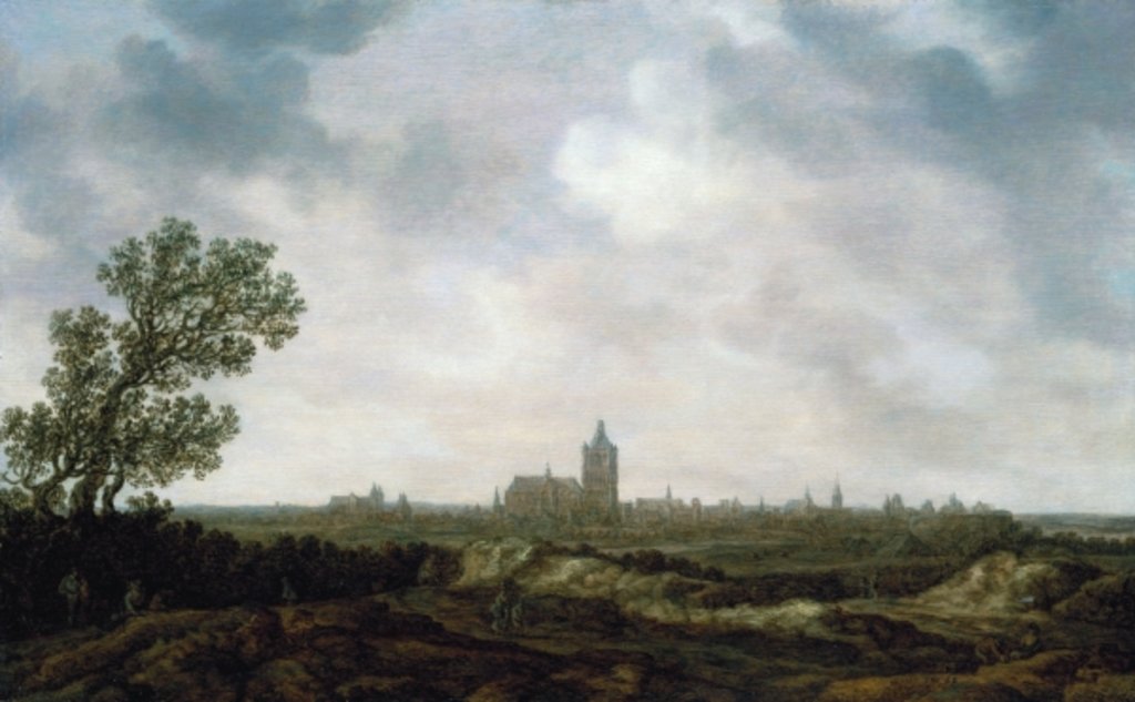 Detail of A View of Arnhem, 1633 by Jan Josephsz van Goyen