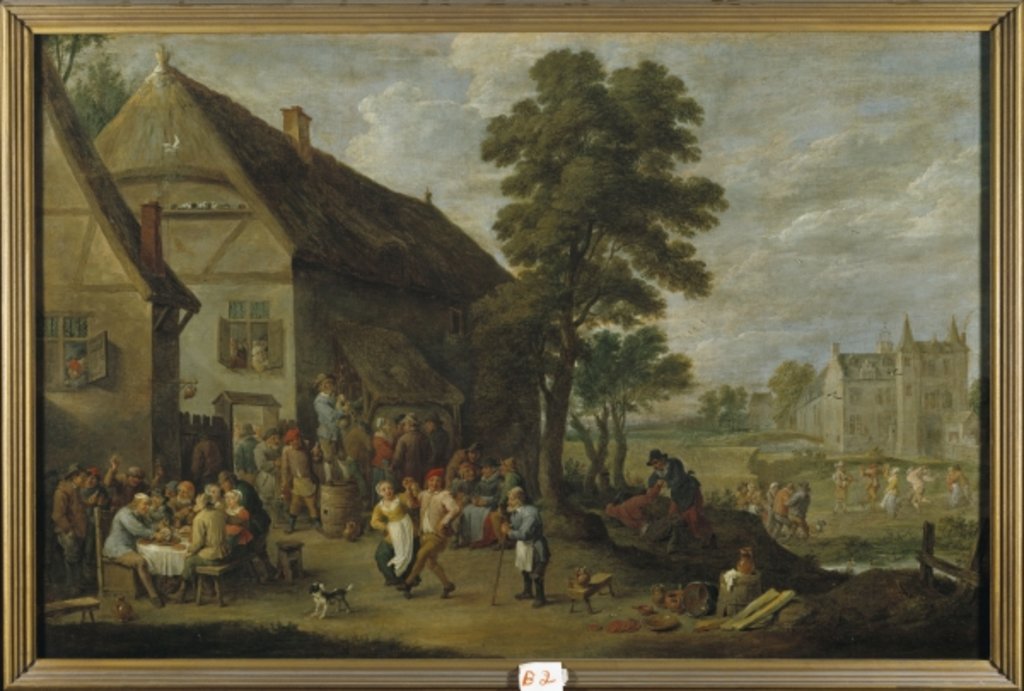 Detail of A View of Rhenen, 1636 by Jan Josephsz van Goyen