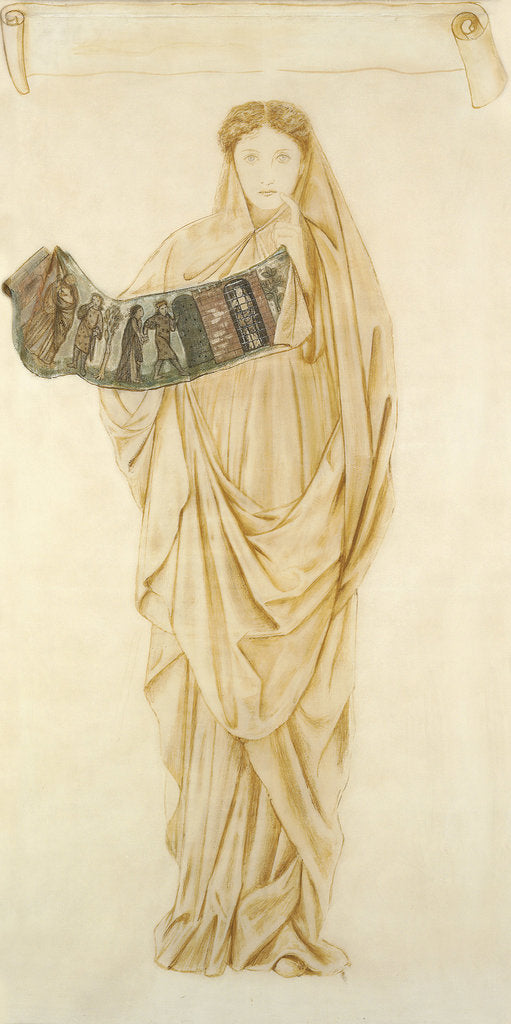 Detail of Philomela, 1864 by Edward Coley Burne-Jones