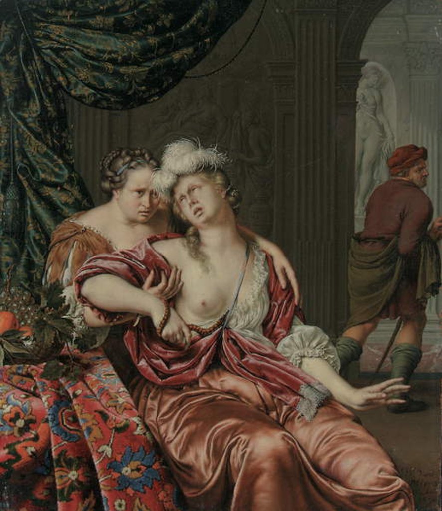 Detail of The Death of Cleopatra, 1694 by Willem van Mieris