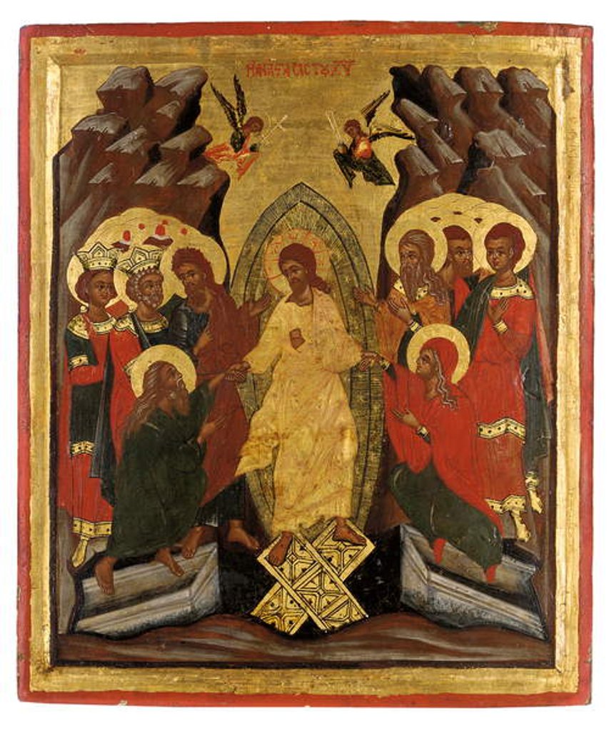 Detail of The Anastasis by Greek School