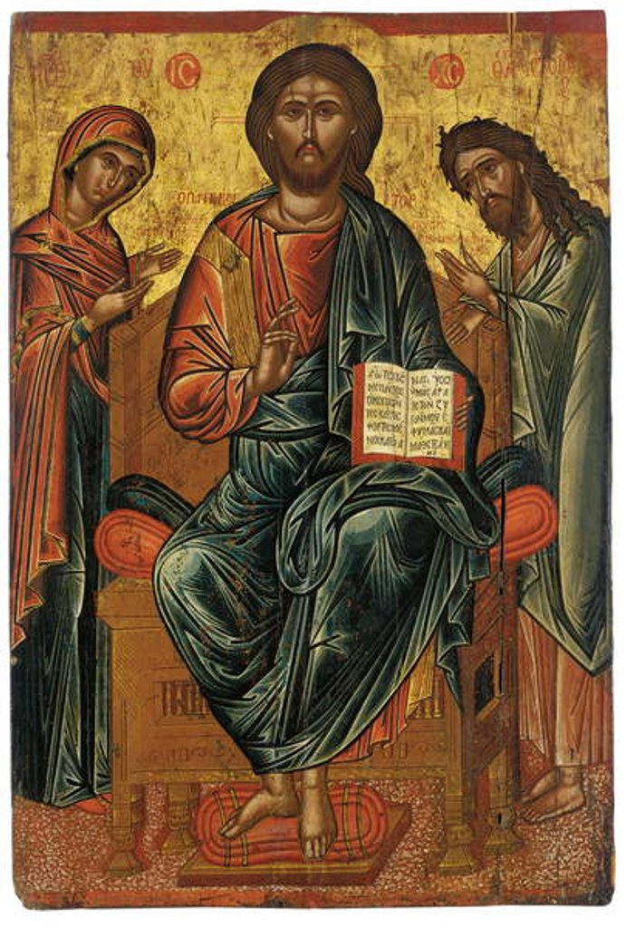 Detail of A Deisis, c.1600 by Greek School