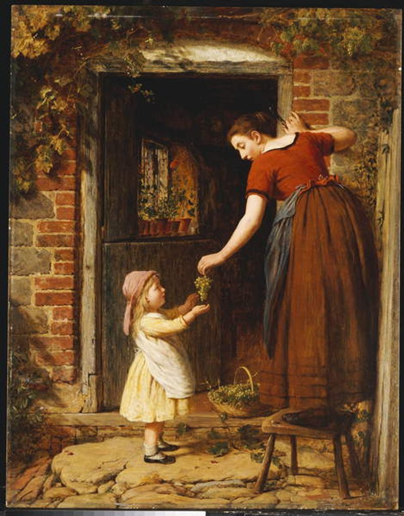 Detail of Gathering the Grapes, 1875 by George Smith