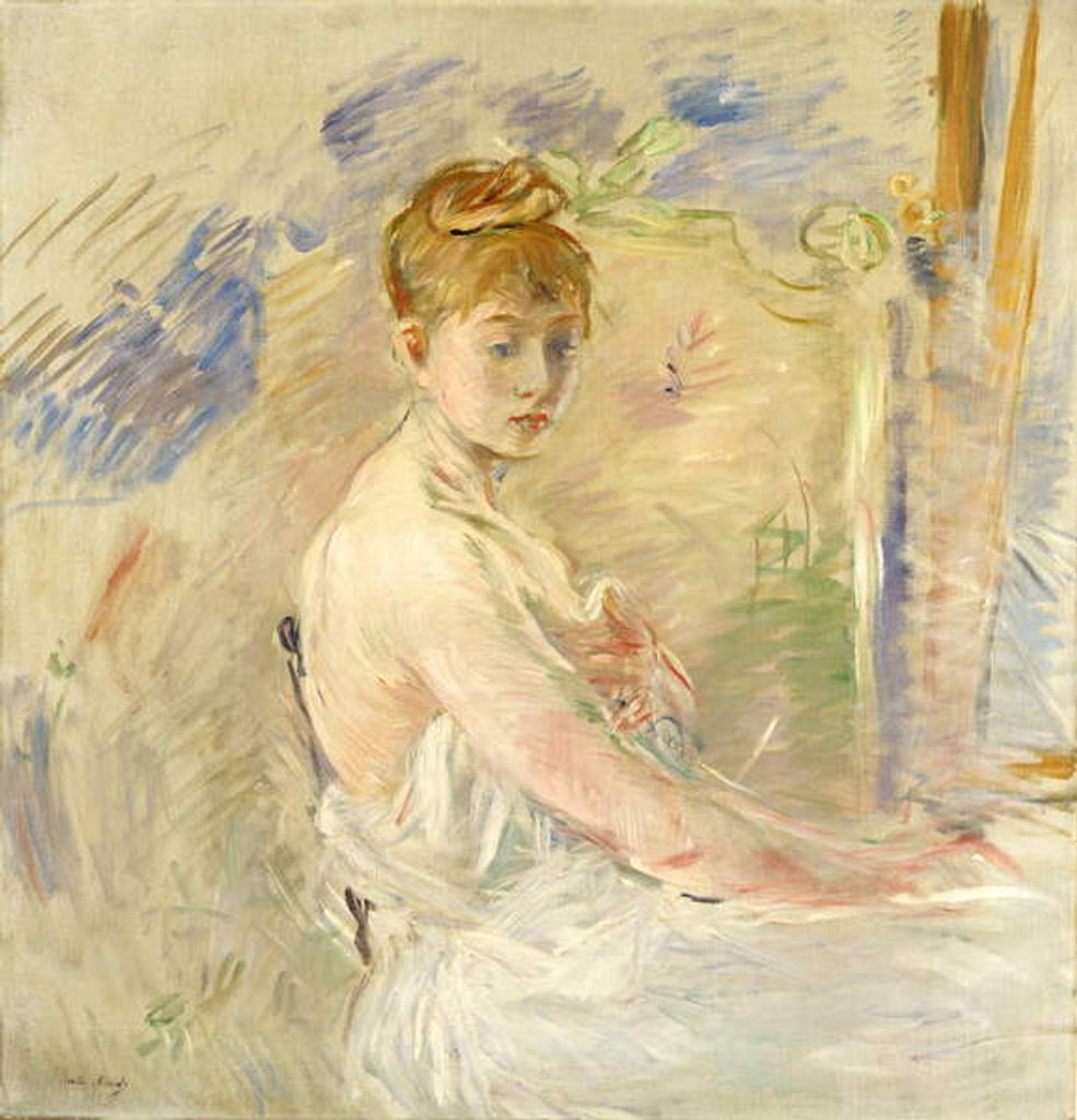 Detail of Young Girl Getting Up 1886 by Berthe Morisot