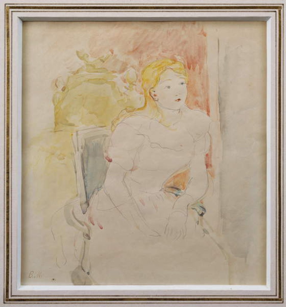 Detail of Julie Seated by Berthe Morisot