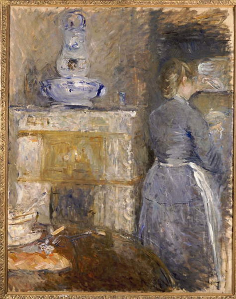 Detail of The Dining Room of the Rouart Family, Avenue d'Eylau, 1880 by Berthe Morisot