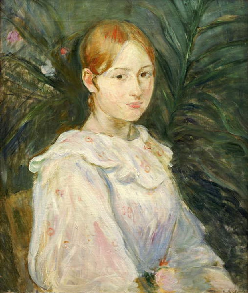 Detail of Alice Gamby by Berthe Morisot