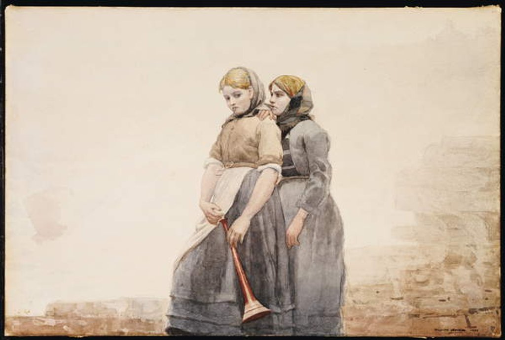 Detail of The Fog Horn, 1883 by Winslow Homer