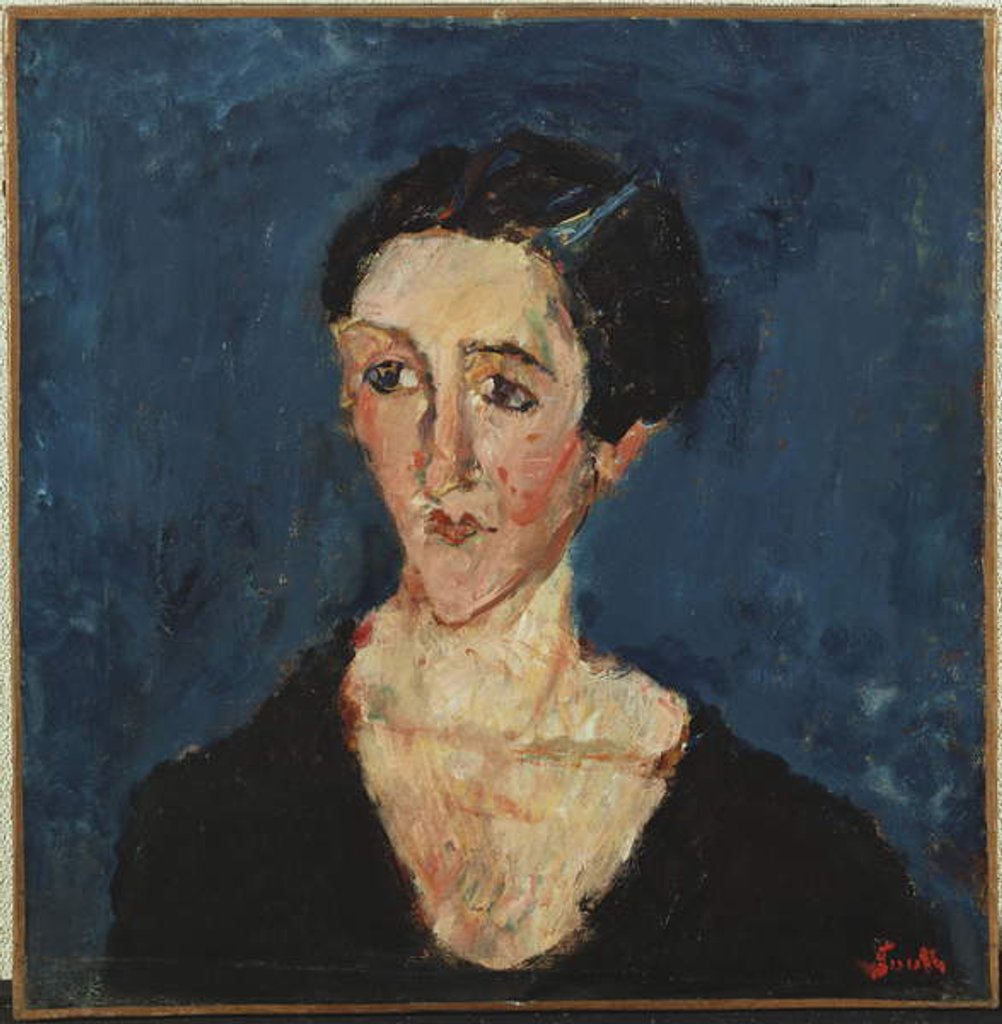 Detail of Portrait of Madalaine Castaing, c.1928 by Chaim Soutine