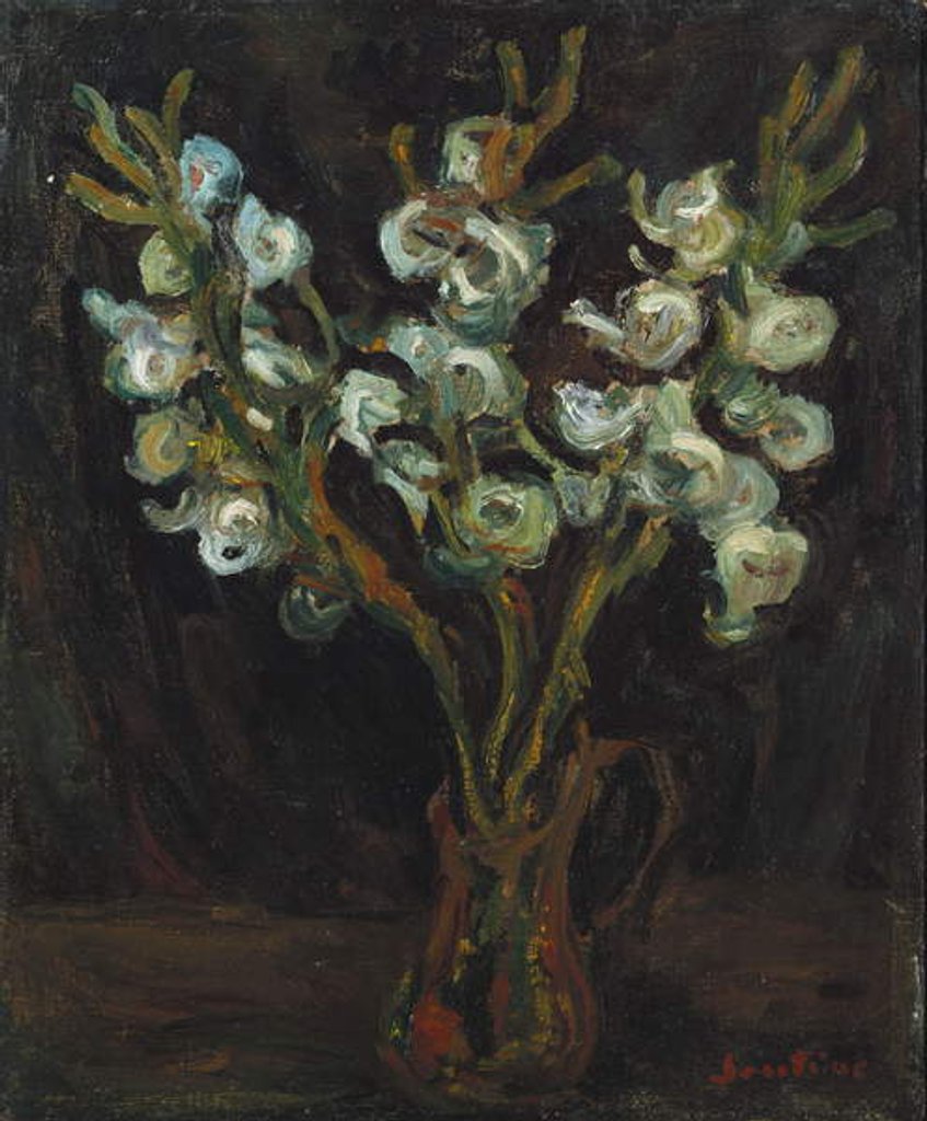 Detail of The Blue Gladioli, c.1929 by Chaim Soutine