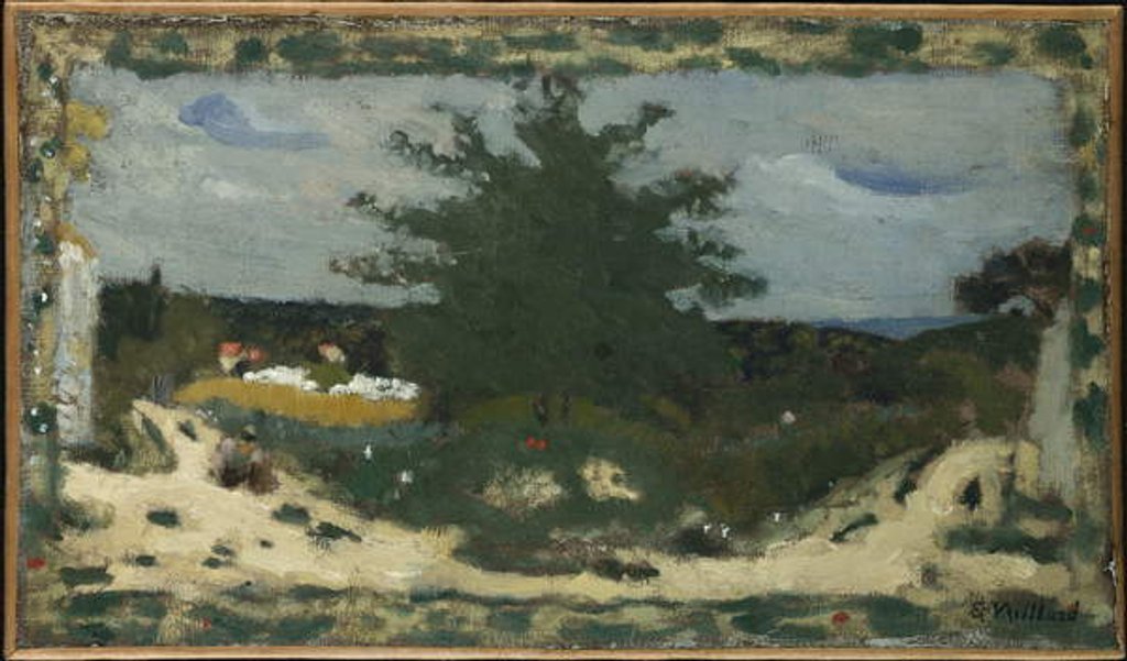 Detail of The Sunny Road, Laville Pond, c.1898 by Edouard Vuillard