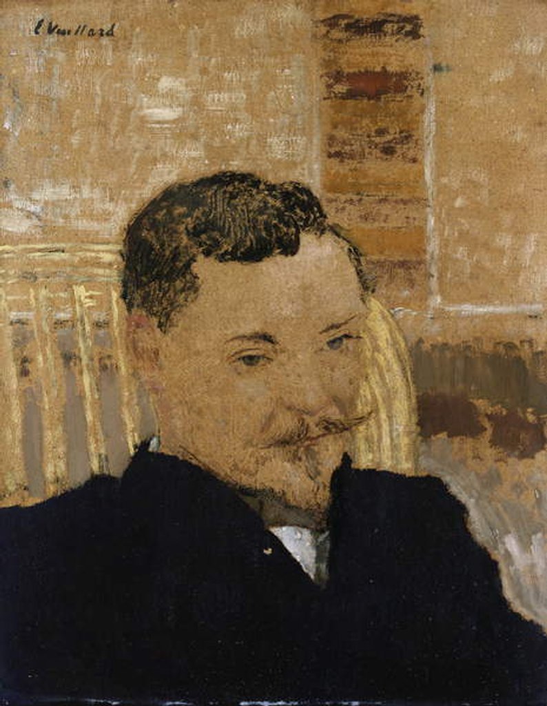 Detail of Portrait of Romain Coolus, c.1897 by Edouard Vuillard