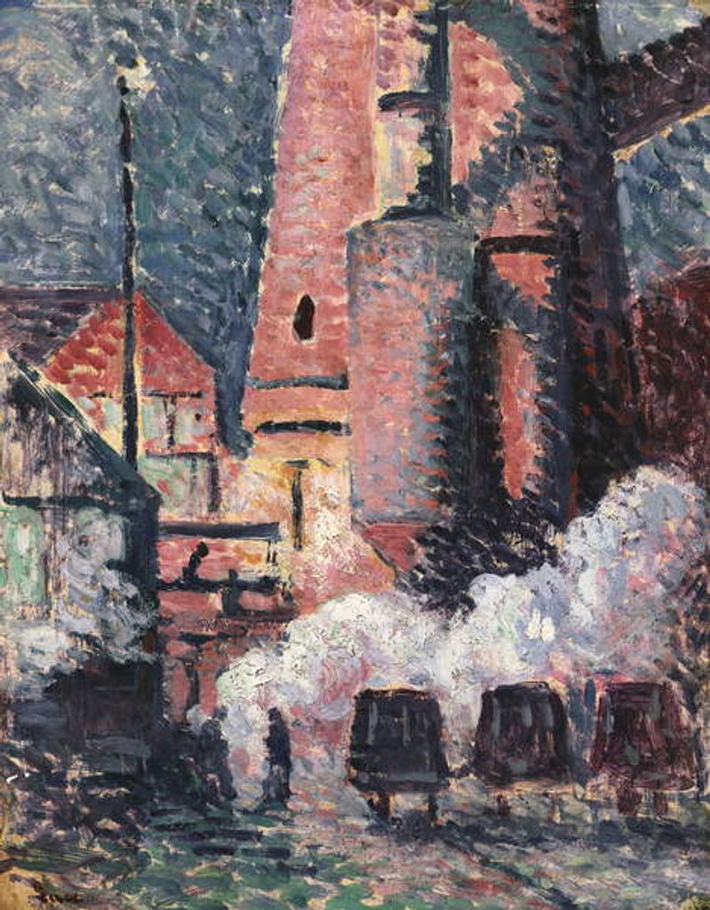 Detail of Charleroi, 1896 by Maximilien Luce