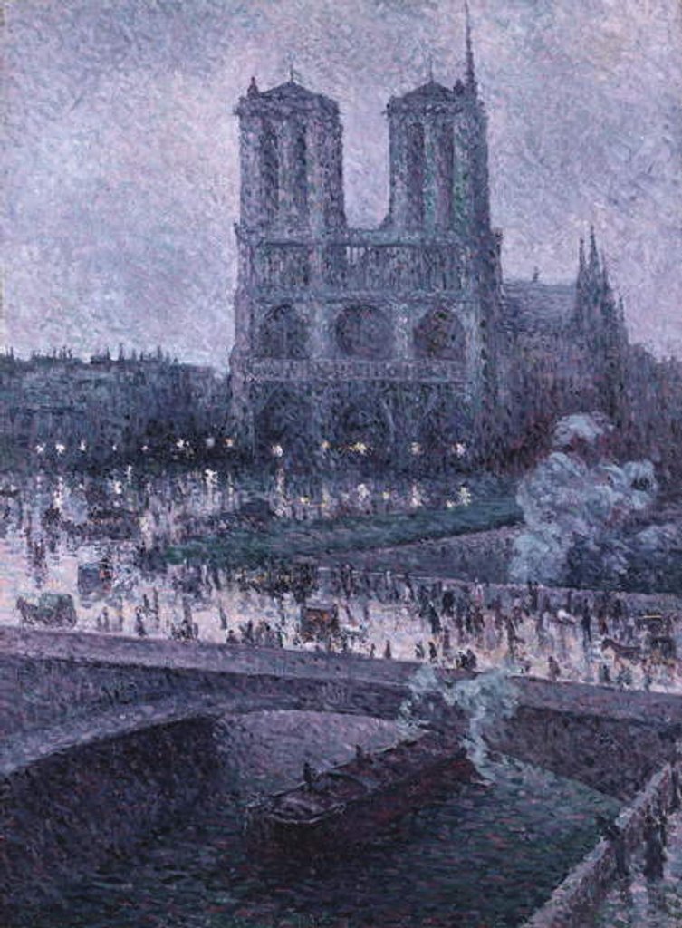 Detail of Notre Dame, c.1900 by Maximilien Luce
