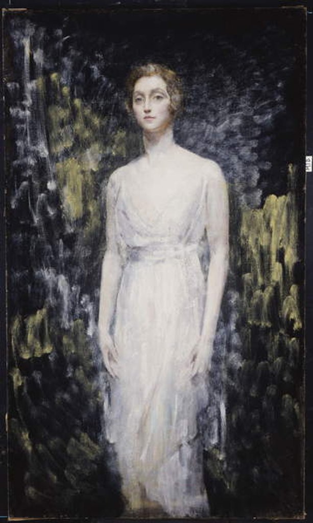 Detail of Portrait of a Lady by Ambrose McEvoy