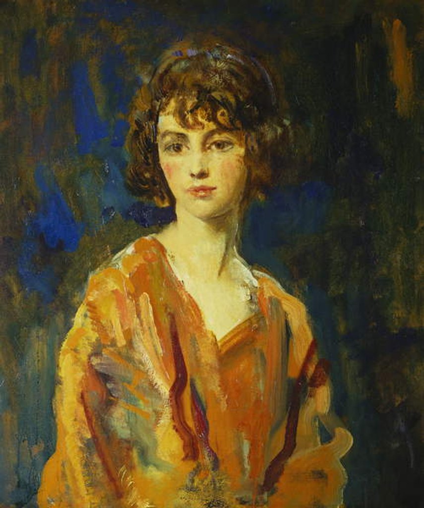 Detail of The Hon. Lois Stuart II, 1920 by Ambrose McEvoy
