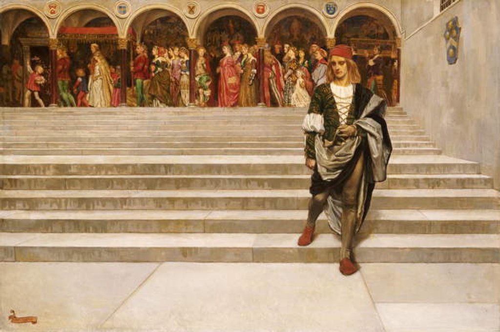 Detail of This is a Heart the Queen leant on by John Byam Liston Shaw