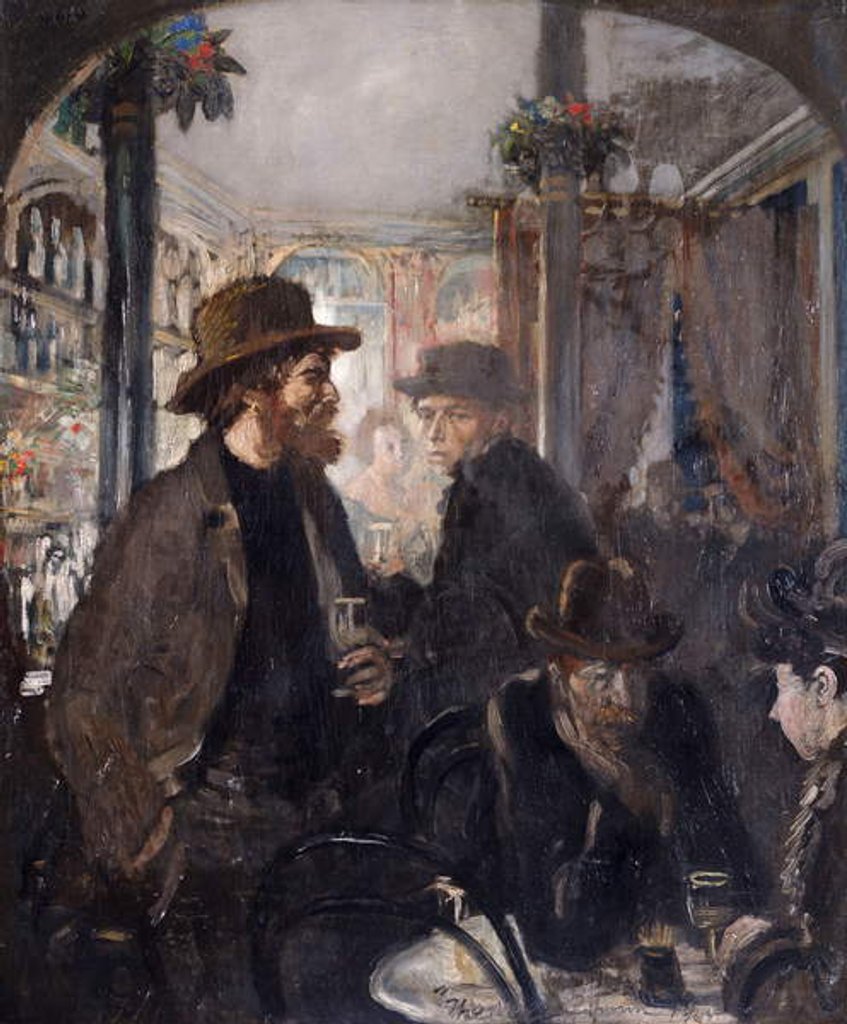 Detail of The Nell Gwynne Public House, 1906 by William Orpen