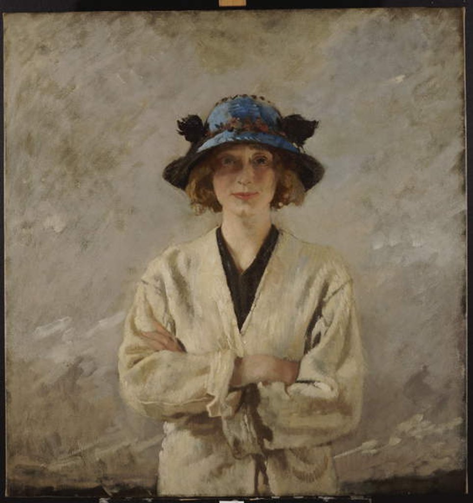 Detail of Girl in a Blue Hat, 1912 by William Orpen