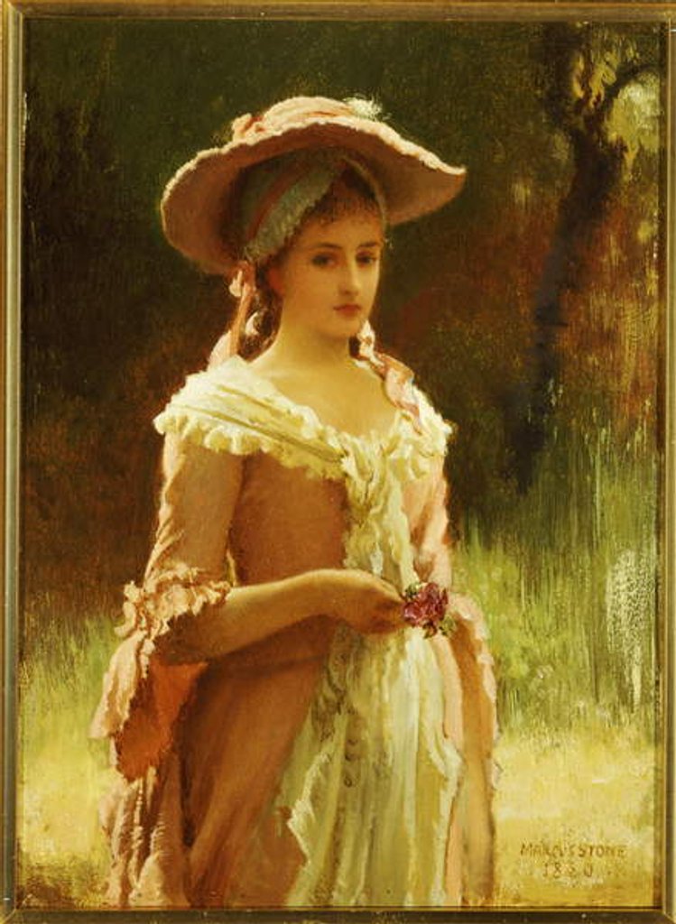 Detail of Olivia, 1880 by Marcus Stone