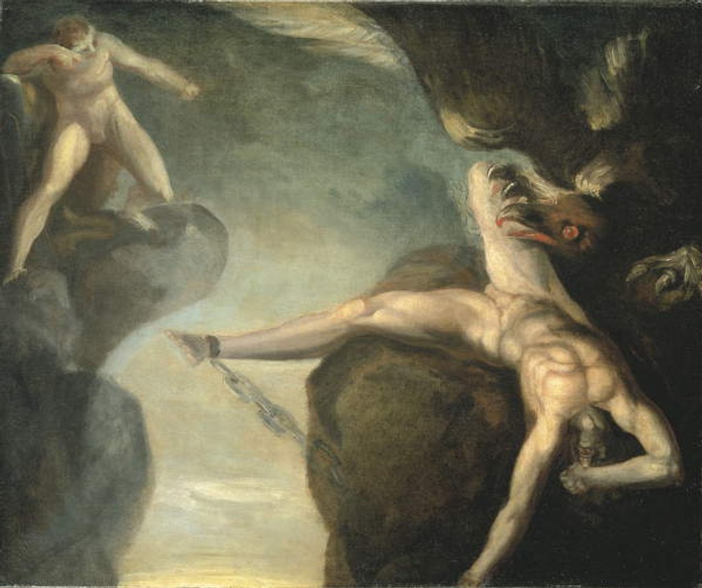 Detail of Prometheus freed by Hercules, 1781-85 by Henry Fuseli