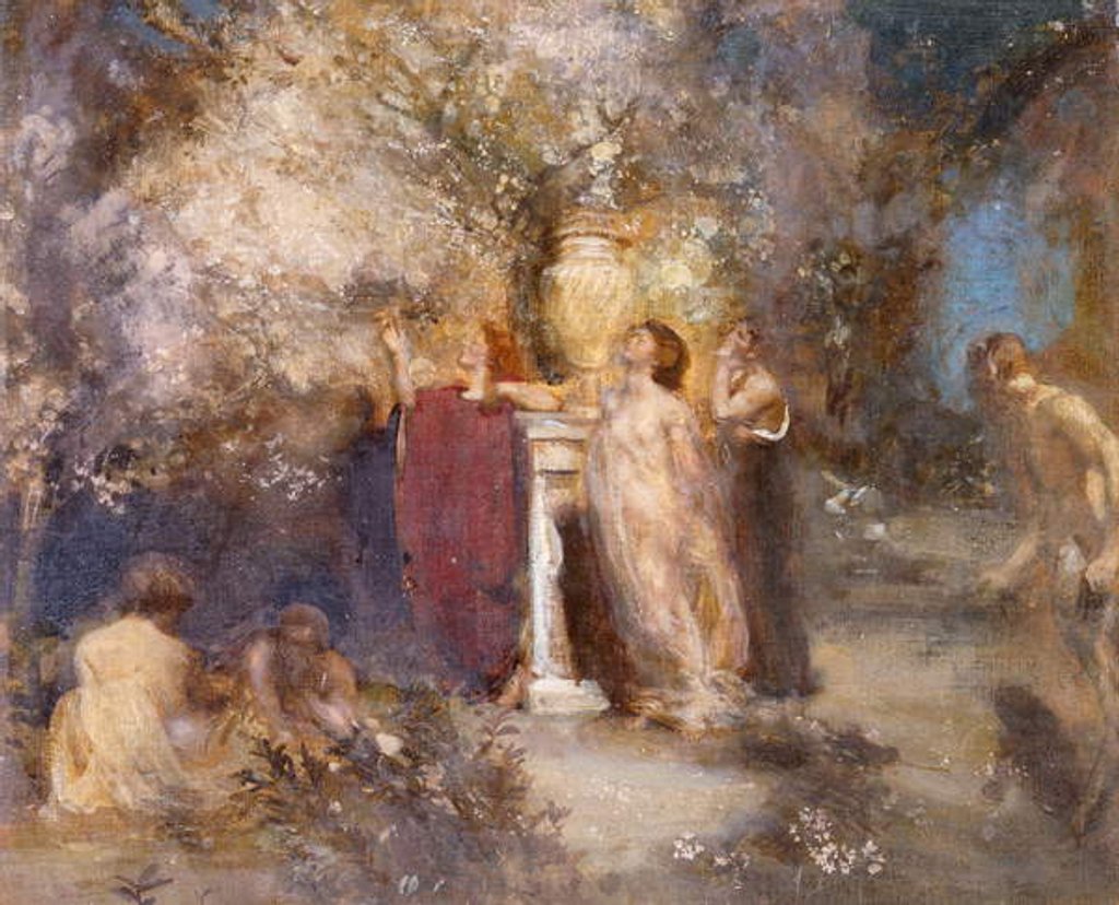 Detail of Romance by Charles Sims