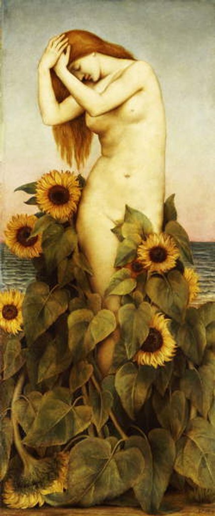 Detail of Clytie, 1886-87 by Evelyn De Morgan