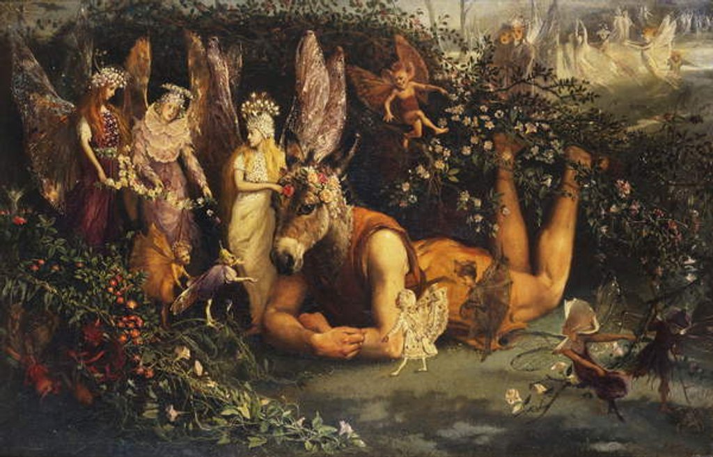 Detail of Titania and Bottom by John Anster Fitzgerald