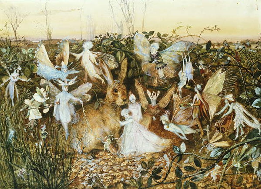 Detail of Fairy Twilight by John Anster Fitzgerald