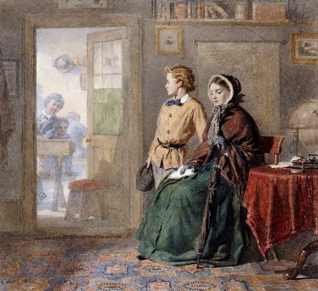 Detail of The New Boy, 1860 by Frederick Walker