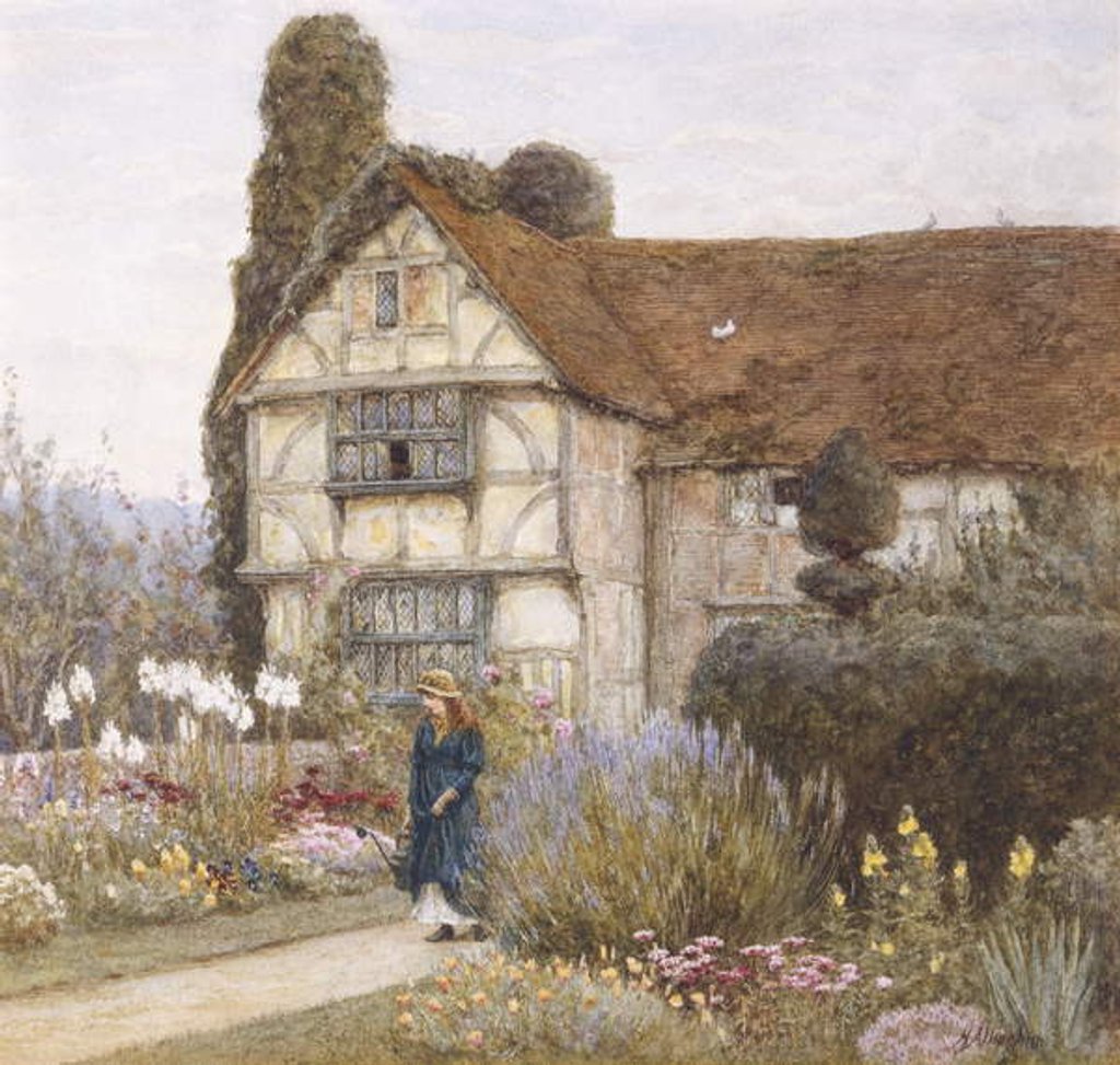 Detail of Old Manor House by Helen Allingham