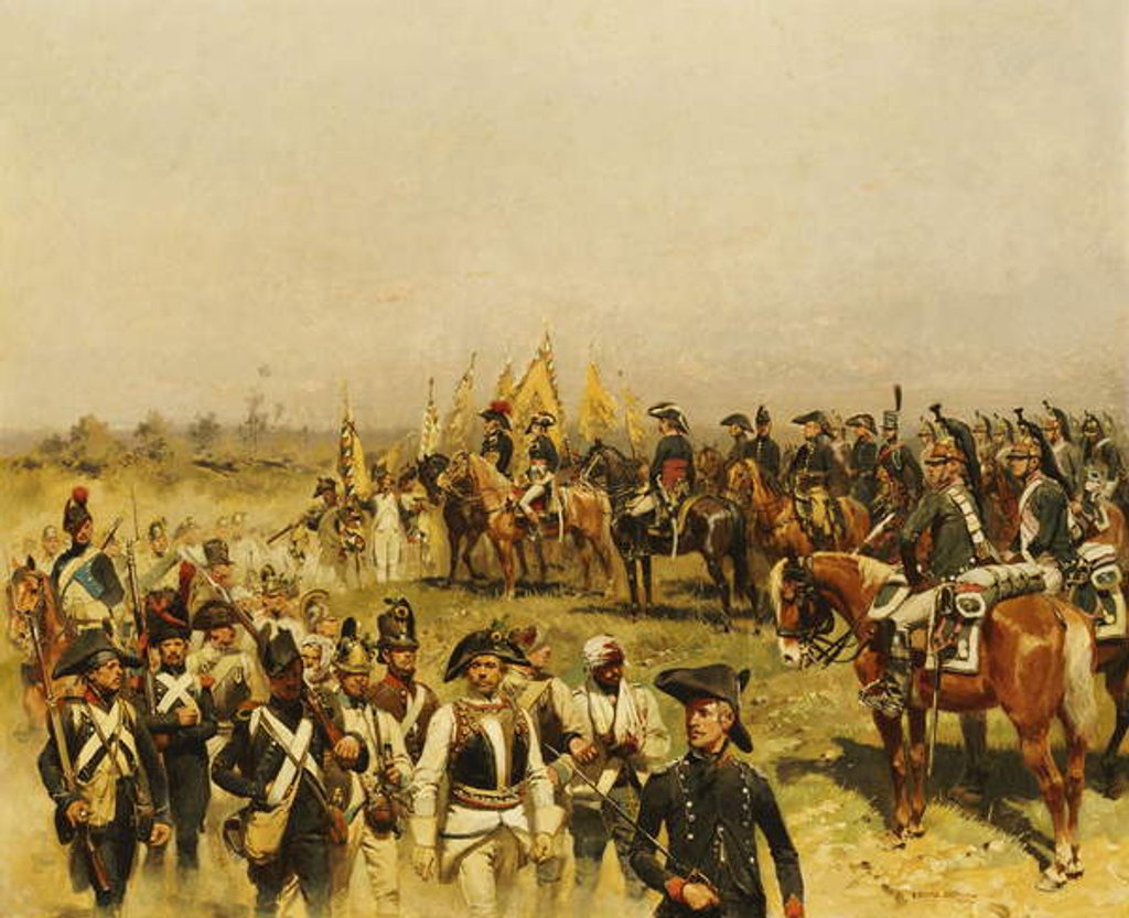 Detail of Napoleon commanding a View of the Prisoners, 1883 by Jean-Baptiste Edouard Detaille