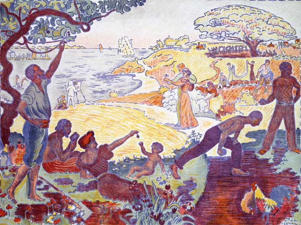 Detail of Time of Harmony, 1895-96 by Paul Signac