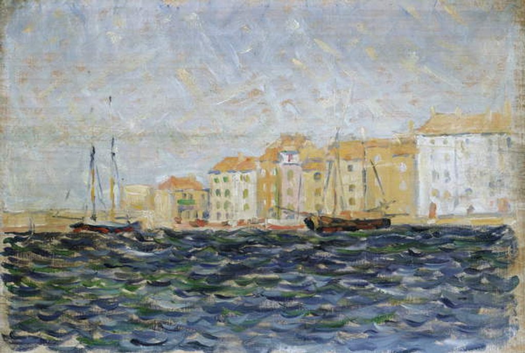 Detail of The Port of St. Tropez by Paul Signac