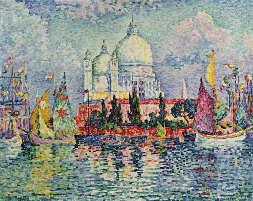 Detail of The Salute, 1908 by Paul Signac
