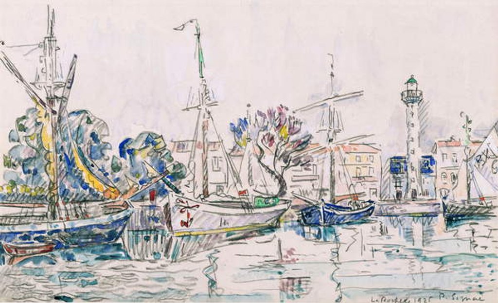 Detail of La Rochelle, 1925 by Paul Signac