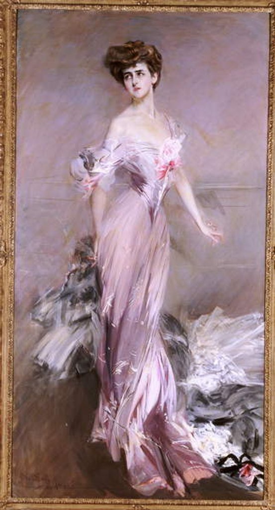 Detail of Portrait of Mrs Howard-Johnston, 1906 by Giovanni Boldini