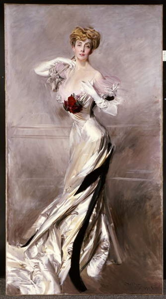 Detail of Portrait of the Countess Zichy, 1905 by Giovanni Boldini
