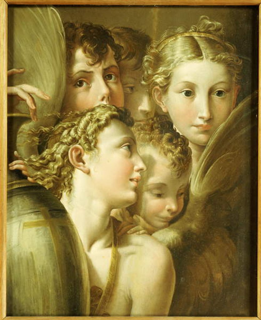 Detail of Five Angels by Parmigianino (after)