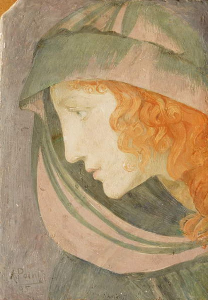 Detail of A Muse, 1895 by Armand Point