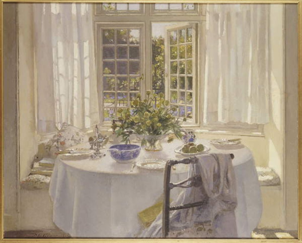 Detail of The Morning Room, 1916 by Patrick William Adam