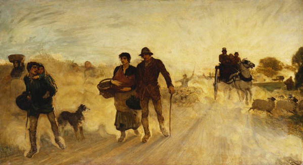 Detail of Coming from St. Ives Market by Macbeth Robert Walker