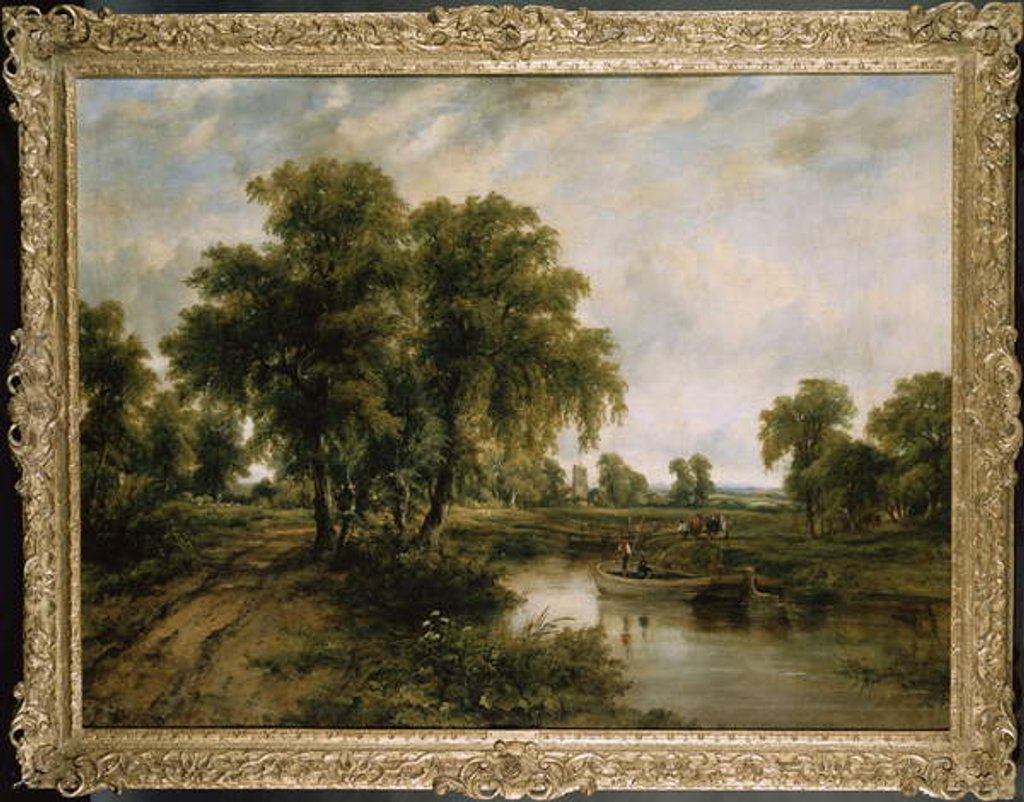 Detail of Dedham Vale, Suffolk by Frederick Waters Watts
